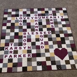 Crossword Puzzle Quilt Crossword Quilt Pattern, Scrabble Quilt Pattern, Crossword Quilt, Scrabble Quilt, Quilt Diy, Puzzle Quilt, Walking Foot Quilting, Quilter Gifts, Quilt Guild