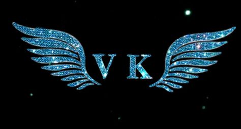 Angel wings VK logo Vk Name Wallpaper, Vk Logo Design Letter Love, Vk Wallpaper Letter, Vk Creation Logo Png, Vk Letter Images, Vk Name Dp, Vk Editing Logo, Vk Photography Logo, Patil Name Logo