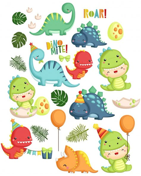 Dinosaur birthday theme | Premium Vector #Freepik #vector #birthday #happy-birthday #baby #leaf Papan Tulis Kapur, Dinosaur Birthday Theme, Dinosaur Birthday Party Decorations, Dinosaur Birthday Cakes, Dinosaur Room, Dinosaur Themed Birthday Party, Dinosaur Theme Party, Baby Dino, Dino Birthday