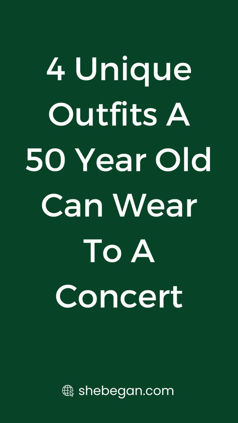 If you’re a 50-year-old man and you still enjoy going to concerts, you probably have a lot of leather jackets and jeans in your closet. You can wear them when you go to concerts. This post provides other unique outfits you can also wear to a concert. Concert Outfit Ideas 50 Year Old, Concert Outfit Black Women Over 50, Concert Outfit Over 50, Concert Outfit Ideas For Women Over 50, What To Wear To A Concert At Night, What To Wear To A Concert, Dress For A Concert, Pop Concert Outfit, Outdoor Concert Outfit