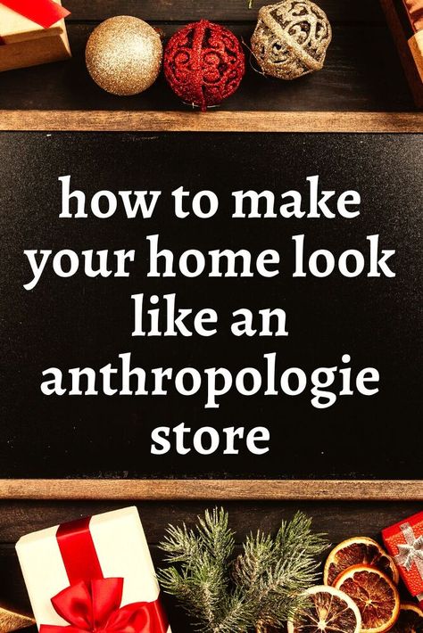 anthropologie christmas diy Christmas Day Crafts For Adults, Anthropology Diy Hacks, Anthropology Style Home, Decorate Home For Christmas, Holiday Decor On A Budget, Shelf Styling Christmas, Anthropologie Hacks Diy, Anthropologie Christmas 2022, Anthro Inspired Christmas Diy