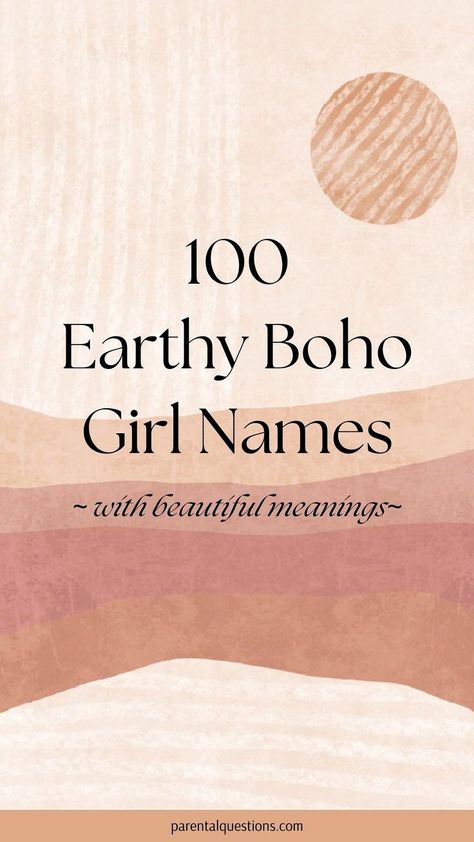 100+ earthy boho baby girl name ideas with meanings. Find the perfect hippie bohemian girl name with our list of 100 beautiful boho girls names with beautiful meanings. Click through for the full list. Boho Girl Names, L Girl Names, Hippie Words, Hippie Girl Names, Earthy Girl Names, Hippie Baby Girl, Names With Beautiful Meanings, Bohemian Baby Names, Girl Name Ideas