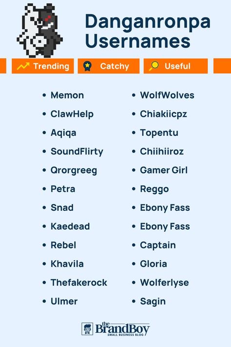 Danganronpa Usernames Cool Usernames, Username Generator, Maki Roll, Japanese Video Games, Instagram Username, Instagram Username Ideas, Username Ideas, Name Games, All Names