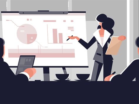 Woman making presentation character board explaining presentation suit business woman young kit8 flat vector illustration Women In Business Illustration, Business Illustration People, Working Woman Illustration, Business Woman Illustration, Vector Illustration People, Presentation Illustration, Elearning Design, Business Vector Illustration, Make A Presentation