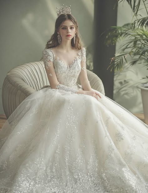 Iconic Weddings, Fairy Tale Wedding Dress, Fancy Wedding Dresses, A Wedding Dress, Best Wedding Dresses, Princess Wedding, Wedding Dress Styles, Ball Gowns Wedding, Ball Gown Wedding Dress