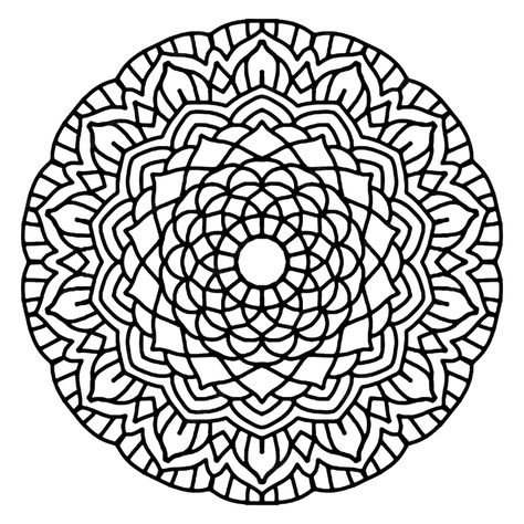 Premium Vector | Mandala coloring page color doodle mandala mehndi tattoo decoration Stencil Drawings, Trippy Mandala, Mandala Mehndi, Doodle Mandala, Mandala Circle, Mandala Tattoo Design, Mehndi Tattoo, Colouring Pics, Circle Art