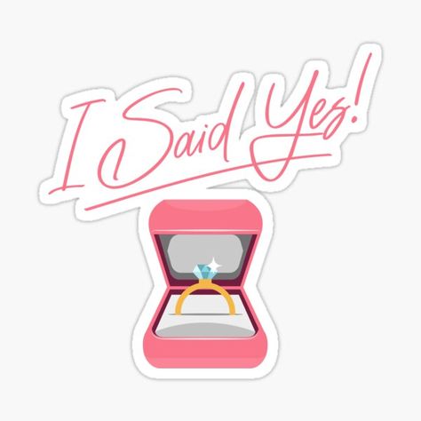 Yes Sticker, Engagement Theme, Marry Me Quotes, Engagement Gift Ideas, Random Products, Frame Props, We're Engaged, Photo Frame Prop, Turtle Dove