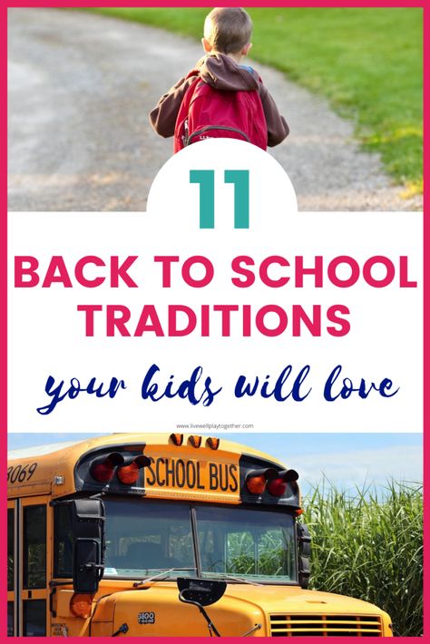 11 Fun Back to School Traditions to Start With Your Kids this Year - Live Well Play Together School Tips And Tricks, Back To School Traditions, Traditions For Kids, School Traditions, Back To School Tips, Night Before School, Traditions To Start, Grade 12, Back To School Night