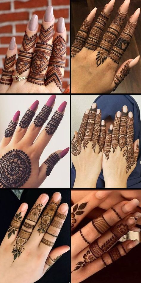 #henna designs Easy Finger Mehendi Designs Front Finger, Front Hand Finger Mehndi Designs, Front Right Hand Mehndi Designs, Mahindi Desine Simple Front Hand, Front Finger Mehendi Designs, Mehandi Designs Back Hand, Mendhi Designs Simple Front Hand Unique, Easy Mehendi Designs Front Hand, Mehandi Back Hand Designs