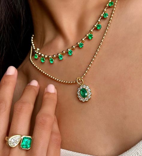 Pendants – Jemma Wynne Jemma Wynne, Diamond Jewelry Designs, Jade Earrings, Bridal Jewellery Indian, Emerald Pendant, Anniversary Jewelry, Classy Jewelry, Emerald Necklace, Fancy Jewellery