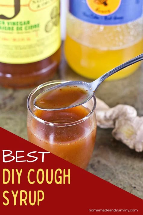 The best DIY cough remedy using natural ingredients...that WORKS!! #homemadecoughmedicine #naturalcoughrelief #coughsyrup Diy Cough Remedy, Diy Cough Syrup, Cough Home Remedies, Cough Syrup Recipe, Severe Cough Remedies, Natural Remedies For Cold, Toddler Cough Remedies, Baby Cough Remedies, Homemade Cough Remedies