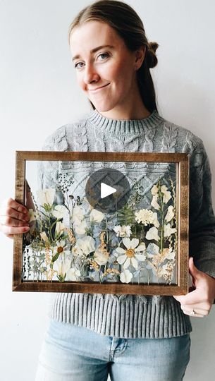 11K views · 678 reactions | This frame is such a perfect piece of art + also holds memories of such an important day! This year let’s stop throwing away such special memories and instead hold onto them forever ✨

This is: 11x14 - Dark Wood - Field Design
Bride: Erica
Florist: @floralwoodsfarm | Pressed Flowers | Sustainable Bouquet Preservation | Hozier · From Eden Sustainable Bouquet, Pressed Flower Art Picture Frames, Pressed Flowers Frame, Flower Window, Bouquet Preservation, Crafts For Seniors, Rose Arrangements, 11x14 Frame, Pressed Flower Art