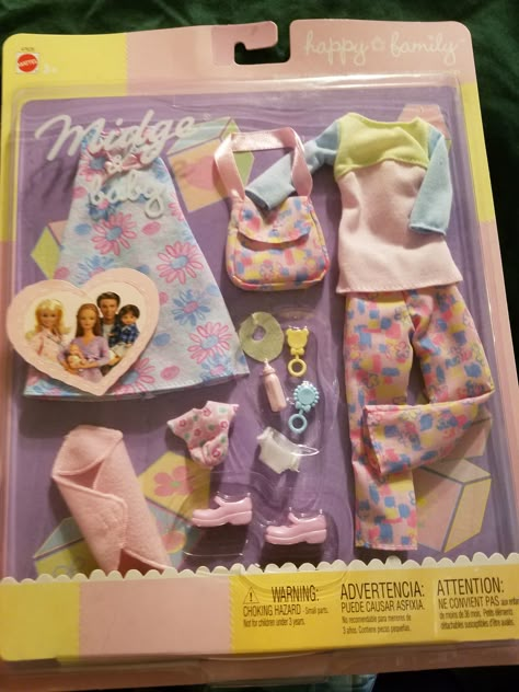 Barbie Happy Family Midge fashion pack Birthday Barbie Doll, Barbie Bebe, Barbie Happy Family, Barbie Playsets, Baby Doll Nursery, Baby Barbie, Barbie Doll Set, Barbie Sets, Barbie Dolls Diy