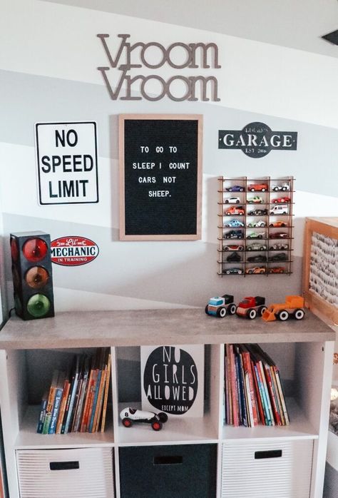 Car toddler room 
Toddler room Cars Theme Boys Bedroom, 2 Toddler Boys Room Ideas, Boys Bedroom Ideas Cars, Race Car Bedroom Ideas For Boys, Boy Room Storage Ideas, Toddler Boy Paint Room Ideas, Toddler Room Design Boy, Race Car Toddler Room, Little Boy Room Ideas Toddlers