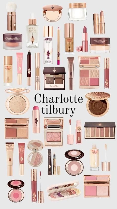 Charlotte Tilbury Makeup Collection, Charlotte Tilbury Makeup Routine, Makeup For Christmas List, Charlotte Tilbury Makeup Aesthetic, Charlotte Tilbury Makeup Products, Charlotte Tillberry, Charlotte Tilbury Makeup Looks, Charlotte Tilbury Aesthetic, Charlotte Makeup