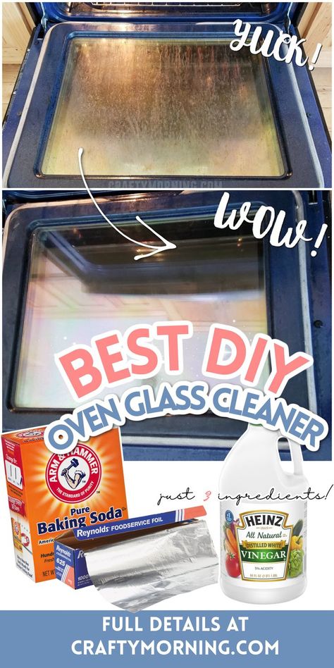 How To Clean A Self Cleaning Oven Tips, How To Clean Stove Glass Door, Cleaning Between Oven Glass Doors, Diy Oven Cleaner For Self Cleaning Oven, How To Clean The Glass Inside Your Oven Door, Deep Clean Oven Stove, How To Clean Inside Oven Door Window, Clean Oven Glass Door With Aluminum Foil, Non Toxic Oven Cleaning