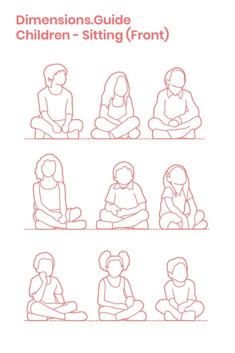 How To Draw Someone Sitting Criss Cross, Sitting People Drawing, Criss Cross Applesauce Pose Drawing, Kid Sitting Reference, Person Sitting Criss Cross, People Sitting Drawing, Sitting Cross Legged Drawing, Sitting Back Pose, Criss Cross Reference