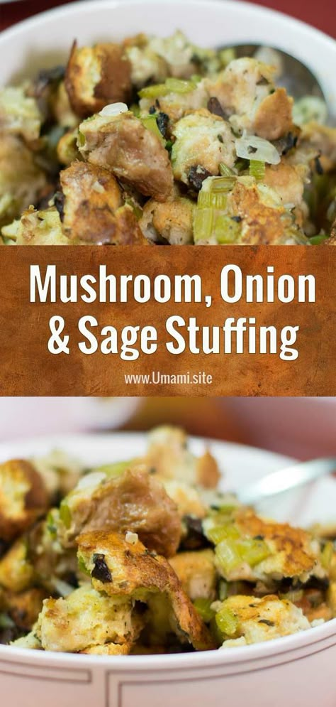 Thanksgiving Addition, Mushroom Stuffing, Sage Stuffing, Artisan Sourdough, Homemade Stuffing, Stuffing Recipes For Thanksgiving, Turkey Stuffing, Delicious Thanksgiving, Stuffing Recipes