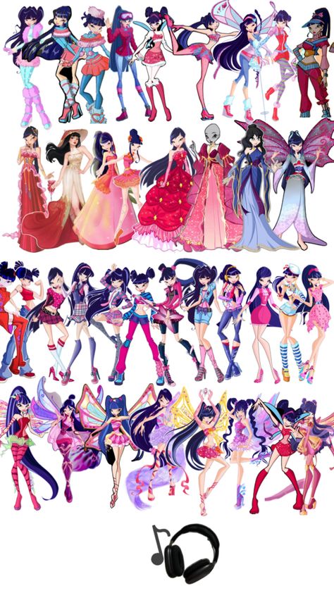 Musa Winx Club, Akatsuki Cosplay, Musa Winx, Seventeenth Birthday, Tumblr Drawings, Funny Lockscreen, 2000s Cartoons, Klub Winx, Fashion Drawing Tutorial