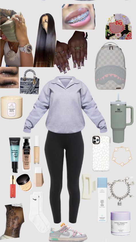 Lazy Day Outfits For School, Chill Outfits For School, Outfits For School, Cute Nike Outfits, Trendy Outfits For Teens, Cute Lazy Outfits, Cute Lazy Day Outfits, Swag Outfits For Girls, Lazy Outfits