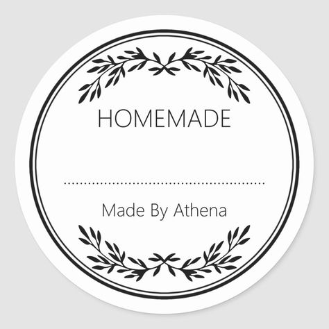 Vintage-inspired blank stickers perfect for your next project. Use them on scrapbooks, journals, handmade cards, or anywhere your creativity takes you! #stickers #vintage . #Simple_Label_Design #Jam_Label #Free_Label_Templates #Handmade_Logo Black And White Label Design, Simple Label Design, Label Sticker Design, Vintage Food Labels, Free Label Templates, Handmade Logo, Logo Design Set, Labels Printables Free, Circle Labels