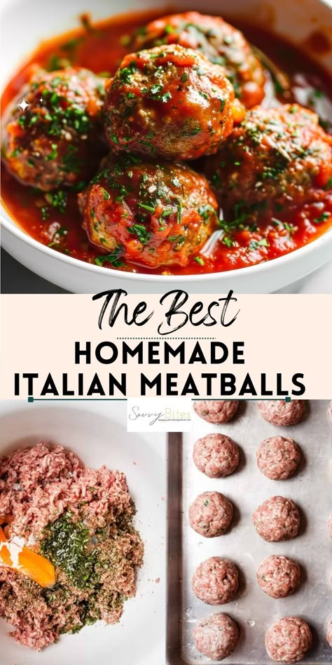 Enjoy Classic Italian Meatballs in a homemade tomato sauce for an easy dinner. Made with affordable Aldi ingredients, this one-pot recipe pairs perfectly with pasta. Ideal for busy nights, it's simple to make ahead and freeze for later. Meatballs Homemade, Recipe Meatballs, Easy Italian Meatballs, Classic Italian Meatballs, Homemade Italian Meatballs, Keto Fish, Grape Jelly Meatballs, Italian Meatballs Recipe, Meatball Recipes Easy