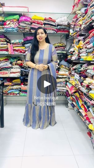 86K views · 12K reactions | All types of designer stitching are available at Hetas Boutique
.
We are open from Monday To Saturday from 10.30 am - 7.30 pm and Sunday closed.
.
Please call before you visit!
M - 9426248183 
(Call timings - 10.30 to 7.30)
.
B/1 Kalind App, opp. Zinzuwadia Jewellers, Krishna Baug, Maninagar, Ahmedabad, Gujarat 380008
.
.
. 
#indianwear #ethnicwear #fashion #indianfashion #saree #onlineshopping #indianwedding #india #sareelove #traditional #instafashion #kurti #ethnic #style #lehenga #sarees #wedding #ootd #traditionalwear #indian #partywear #kurtis #fashionblogger #cotton #suits #trending #indianbride #dresses #mumbai #salwarkameez | Hetal Vora | hetasboutique · Original audio Saree Type Dress, Trending Kurti Designs, Partywear Dresses Indian, Lehenga Sarees, Wedding Ootd, Partywear Dresses, Sarees Wedding, We Are Open, Cotton Suits