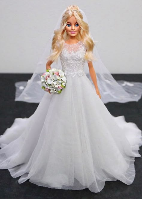 1..6/ sammurakammi Accessoires Barbie, Barbie Bridal, Barbie Doll Set, Barbie Wedding Dress, Diy Barbie Clothes, Barbie Dolls Diy, Barbie Fashionista Dolls, Barbie Bride, Barbie Wedding