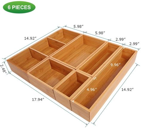 Pantry Desk, Cardboard Drawers, Drawers Diy, Kitchen Drawer Dividers, Wardrobe Design Ideas, Adjustable Drawer, Silverware Organizer, Kitchen Drawer Organizer, Utensil Tray