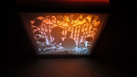 plantillas cameo 4 templates cameo 4  #silhuette cameo #cameo #cameo3 #plottercorte Ligth Box, Paper Lamp, Light Box, 3d Printing, Novelty Lamp, Table Lamp