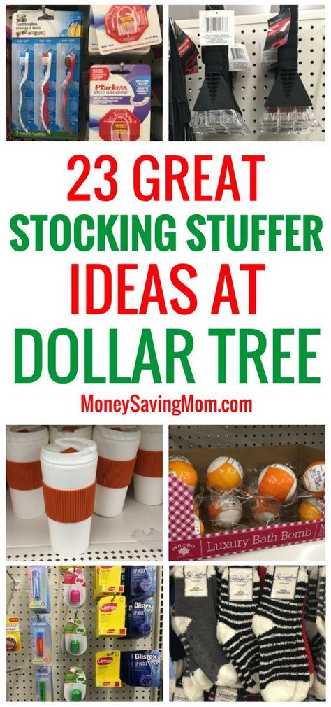 Check out these great stocking stuffer ideas on a budget! All of these are $1 or less at Dollar Tree! 5 Dollar Gifts, Cheap Stocking Stuffers, Filler Ideas, Dollar Tree Gifts, Stocking Ideas, Diy Stocking Stuffers, Frugal Christmas, Stocking Stuffer Ideas, Money Saving Mom