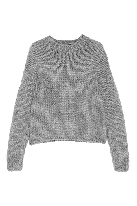 6 pieces that we love from Meghan Markle's favourite label - HarpersBAZAARUK Grey Jumper, Lady Grey, Zara Sweater, Hoodie Outfit, Pull & Bear, Knitwear Design, Knitted Jumper, Dream Clothes, Work Fashion