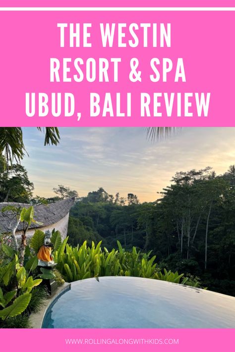 Picture of The Westin Resort and Spa Ubud pool with trees in background Ubud Resort, Bali Accommodation, Book Restaurant, Tree Restaurant, Gym Facilities, Best Spa, Ubud Bali, Beautiful Pools, Pool Bar