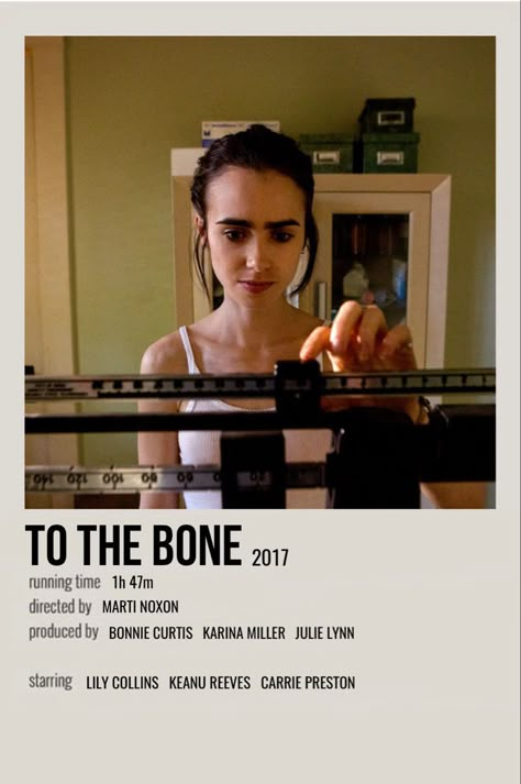 minimal polaroid movie poster for to the bone Bones And All Movie Poster, Bones Movie Poster, Bones And All Poster, Movie Poster Polaroid, Bones Movie, To The Bone Movie, Indie Movie Posters, Movie Recs, Movies To Watch Teenagers