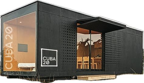 Converted Shipping Containers, Container Van, Container Restaurant, Shipping Container Cabin, Lobby Interior Design, Shop Facade, Container Office, Container Cabin, Industrial Design Trends