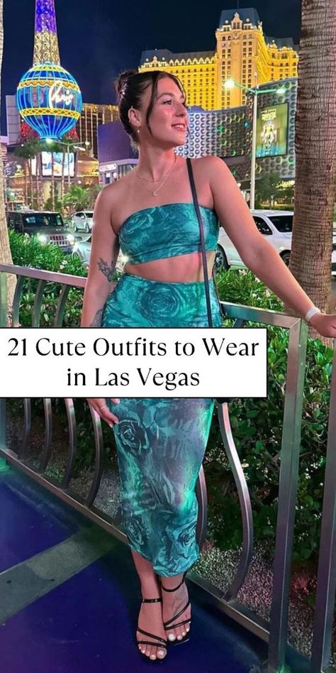 Look stylish for the club, pool parties and beyond with these 21 perfect Vegas outfit ideas for any occasion. Casual Vegas Day Outfit, Birthday In Vegas Outfit, Brunch In Vegas Outfit, Shein Vegas Outfits, Vegas Evening Outfit, Las Vegas Day Outfit Summer, Vegas Glam Outfit, Vegas Outfit Ideas Daytime, Las Vegas Casual Outfit