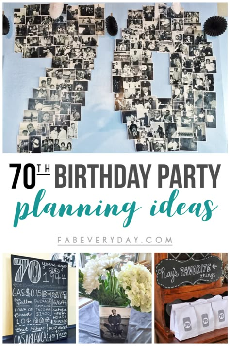 Birthday Party Ideas For Mom, 70th Birthday Party Ideas For Mom, Dads 70th Birthday, 70th Birthday Ideas For Mom, 70th Birthday Party Favors, Moms 70th Birthday, 70th Birthday Parties Decorations, 70th Birthday Party Ideas, Birthday Ideas For Mom