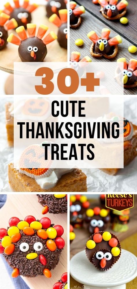 Thanksgiving Teepee Treats, Fun And Easy Thanksgiving Desserts, Fun Turkey Desserts, Thanks Giving Treats Desserts, Thanksgiving Candies Treats, Cute And Easy Thanksgiving Desserts, Thanksgiving Snacks To Make With Kids, Thanksgiving Cookies For Kids To Make, Thanksgiving Desserts Cute Cupcakes