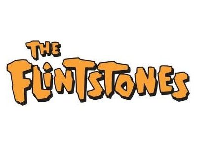 The Flintstones - cartoon title text logo Flintstone Characters, Disney Symbols, Flintstone Cartoon, Cartoon Title, Prehistoric Party, Cartoon Art Drawing, The Flintstones, Red Converse, Cd Art