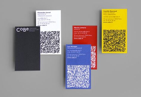 Architecture Business Cards, Cv Inspiration, Using Phone, Photography Motion, Buisness Cards, Qr Code Business Card, Business Stationary, Name Card Design, Visiting Card Design