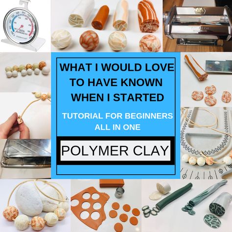 Baking Polymer Clay, Polymer Clay Beads Diy, Homemade Polymer Clay, Easy Polymer Clay, Polymer Clay Tutorials, Jewelry 2022, Hanging Craft Ideas, Homemade Clay, Home Making