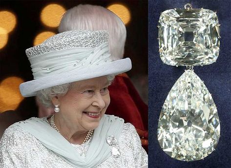 Queen Elizabeth II 10 most famous and valuable jewels of | The Jewellery Editor Royal Brooch, Queen Elizabeth Jewels, Cullinan Diamond, Royal Crown Jewels, Royal Jewellery, Queens Jewels, Rainha Elizabeth Ii, Royal Crowns, Royal Tiaras