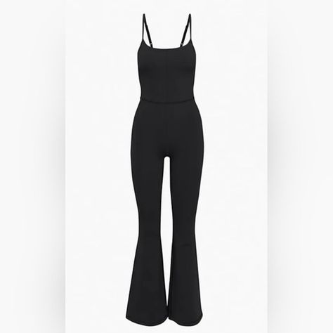 Wilfred Cleo Jumpsuit In Black Size 2xs New W Tags Questions? Leave A Comment Below! Aritzia Tna Jumpsuit, Aritzia Jumpsuit, Comfy Romper, Jumpsuit Navy Blue, Polka Dot Jumpsuit, Flare Jumpsuit, Aritzia Tna, Aritzia Pants, Strapless Romper