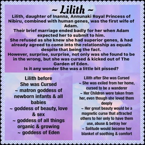 Lilith Goddess Correspondences, How To Pray To Lilith, Lilith And Eve Painting, How To Contact Lilith, Children Of Lilith, Lillith Goddess Mythology, Signs Of Lilith, How To Call Upon Lilith, Symbols Of Lilith