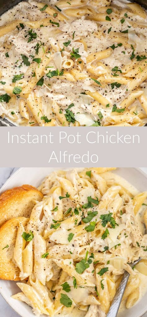 Insta Pot Chicken Alfredo Pasta, Instant Pot Chicken Alfredo Recipes, Instant Pot Recipes Alfredo, Instapot Chicken Fettuccine Alfredo, Instant Pot Chicken Alfredo Pasta, Instapot Alfredo Pasta Recipes, Instapot Chicken Alfredo Recipes, Instapot Fettucini Alfredo, Instant Pot Chicken Alfredo Easy Recipes