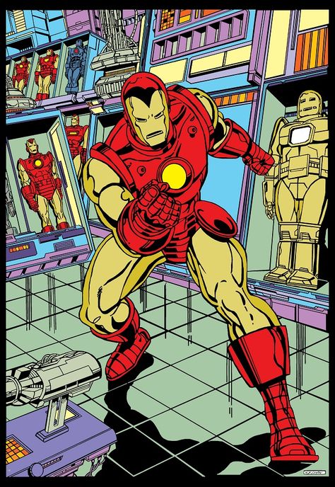 Iron Man Comic Art, Iron Man Comic, Iron Man Wallpaper, Iron Man Art, Marvel Comics Superheroes, Iron Man Armor, Iron Man Tony Stark, Comic Manga, Old Comics