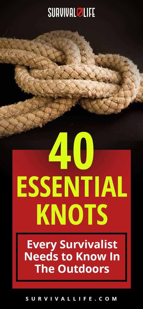 Scout Knots, Strong Knots, Camping Knots, Types Of Knots, Half Hitch Knot, Best Knots, Survival Knots, Diy Survival, Knots Guide