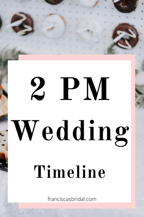 From getting dressed to saying “I Do” under the warm afternoon sunlight, I have got you covered with a 2pm wedding itinerary timeline that will help you to easily plan how you want each hour of your wedding day to go!! | Wedding planning checklist | Wedding planning timeline | Wedding planning tips | Wedding timeline | Planning a wedding | Wedding planner checklist | Wedding timeline checklist | Wedding itinerary | Wedding itinerary ideas | 2pm wedding itinerary | Wedding day itinerary | Wedding Day Timeline For 2pm Ceremony, Wedding Timeline 1pm Ceremony, 2pm Wedding Ceremony Timeline, Schedule For Wedding Day, Wedding Timeline For 2pm Ceremony, Sample Wedding Itinerary, Day Of Wedding Timeline 2:00 Ceremony, First Look Wedding Timeline, Wedding Ceremony Schedule Timeline