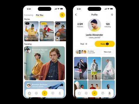 Social Network App Design, App Design Social Media, App Social Media Design, Social Media Ui Design, Mobile App Ui Design Inspiration, Social Media App Design, Social Media Feed Design, Social Media App Ui, Creative App Design