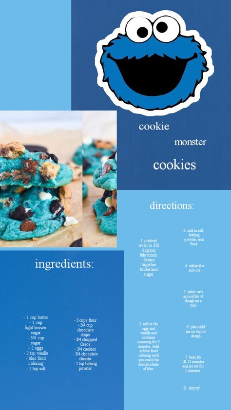 #myfirstshuffle #cookies #cookiemonster #baking Monster Cookie Recipe, Cookie Monster Cookies, Monster Cookies Recipe, Pet Treats Recipes, Homemade Cookbook, Monster Cookie, Rock Recipes, Giant Cookie, Treats Recipes